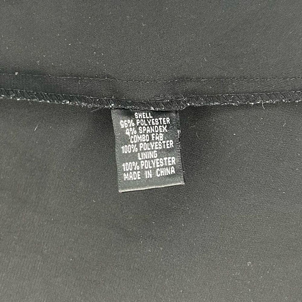 Women’s Adrianna Papell Black Stipe Sleeveless Polyester Spandex Dress Size 6 - Picture 4 of 4